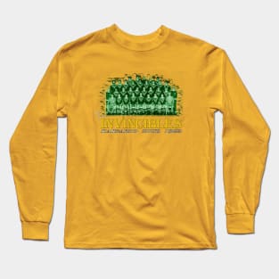 Retro Footy - Kangaroo Tour 1982 - INVINCIBLES Long Sleeve T-Shirt